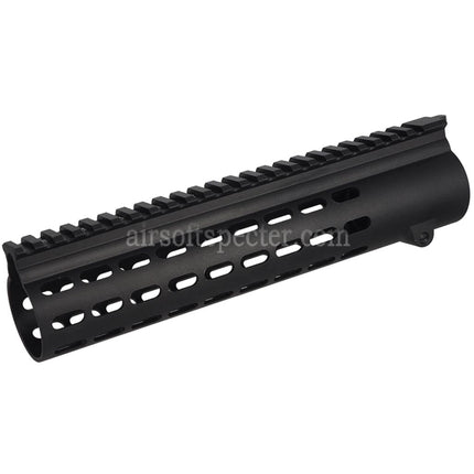 CYMA EMG Daniel Defense Licensed DD416 9.75 Inches Free Float Handguard Rail System Suitable For CYMA CGS HK416 416A5 Series GBB Rifles Airsoft Black