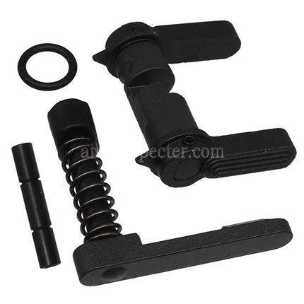 CYMA CGS HK416C Corps Métallique Kit Récepteur Supérieur et Inférieur Compatible avec CYMA CGS HK416 Tokyo Marui M4 Series MWS GBB Rifles Airsoft Noir