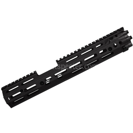 CYMA Daniel Defense Licensed CNC Aluminum 13 Inches Free Float M-LOK RIS III FSP Handguard Rail System Suitable For CYMA E&C D-Boys G&P Classic Army KWA G&G Tokyo Marui M4 M16 Series AEG Rifles Airsoft