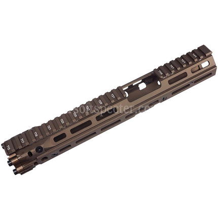 CYMA Daniel Defense Licensed CNC Aluminum 13 Inches Free Float M-LOK RIS III FSP Handguard Rail System Suitable For CYMA E&C D-Boys G&P Classic Army KWA G&G Tokyo Marui M4 M16 Series AEG Rifles Airsoft