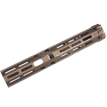 CYMA Daniel Defense Licensed CNC Aluminum 13 Inches Free Float M-LOK RIS III FSP Handguard Rail System Suitable For CYMA E&C D-Boys G&P Classic Army KWA G&G Tokyo Marui M4 M16 Series AEG Rifles Airsoft
