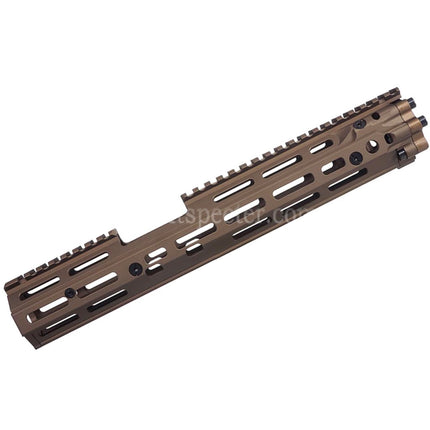 CYMA Daniel Defense Licensed CNC Aluminum 13 Inches Free Float M-LOK RIS III FSP Handguard Rail System Suitable For CYMA E&C D-Boys G&P Classic Army KWA G&G Tokyo Marui M4 M16 Series AEG Rifles Airsoft