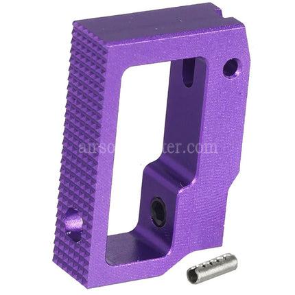 5KU Aluminum Medium Flat Adjustable Trigger For Tokyo Marui Hi-Capa 1911 Series GBB Pistols Airsoft