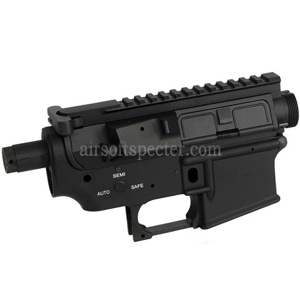 E&C MUR Style QD Quick Detach System Metal Body Upper Lower Receiver Suitable For E&C Tokyo Marui M4 M16 Series AEG Rifles Airsoft Black