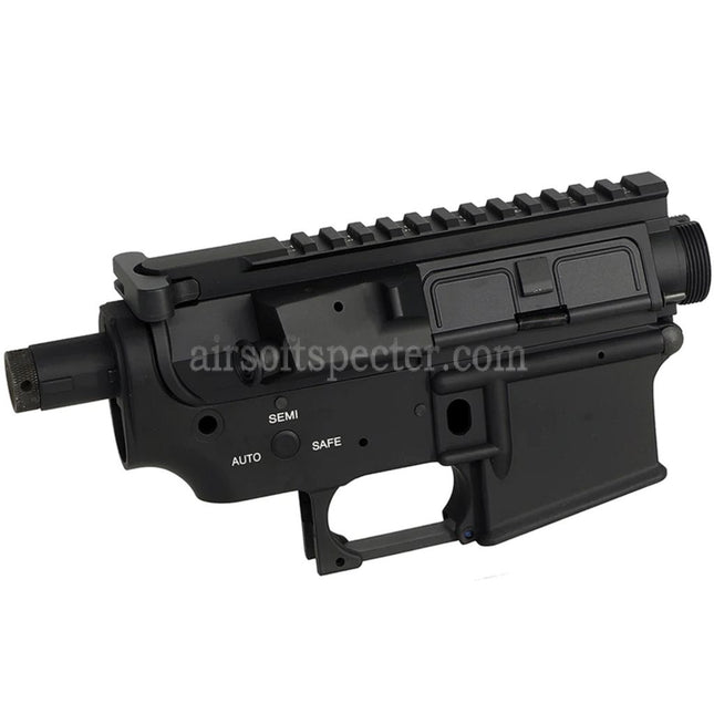 E&C MUR Style QD Quick Detach System Metal Body Upper Lower Receiver Suitable For E&C Tokyo Marui M4 M16 Series AEG Rifles Airsoft Black