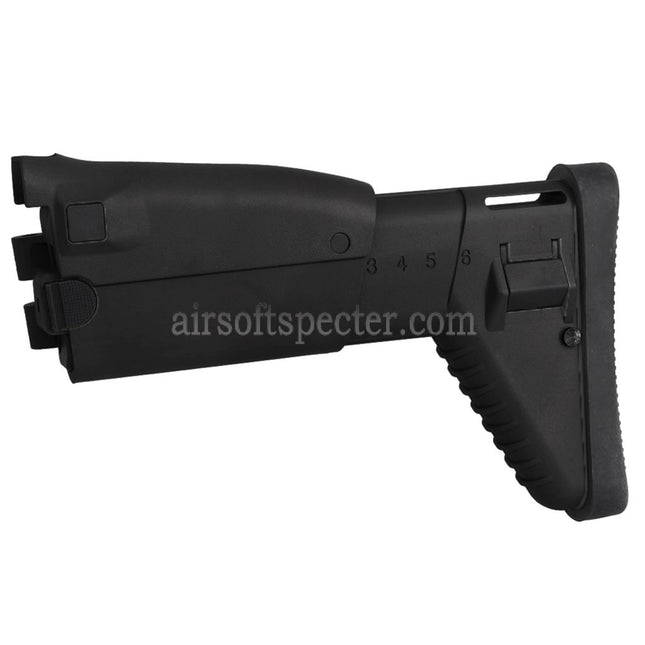 CYMA 6-Positions Retractable Stock Suitable For CYMA Cybergun SCAR-L Series AEG Rifles Airsoft