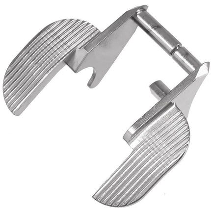 5KU CNC Stainless Steel Extra Wide Thumb Safety-Ambi For WE(WE-TECH) AW KJ Tokyo Marui Hi-Capa Series GBB Pistols Airsoft