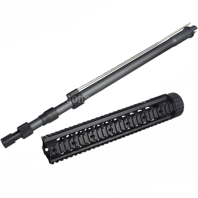 CYMA CGS MK12 MOD1 SPR Handguard Rail System Front Set Suitable For CYMA CGS Tokyo Marui M4 Series MWS GBB Rifles Airsoft Black