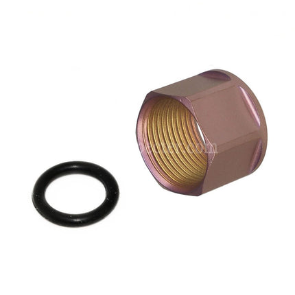 5KU Hexagon Thread Protector Barrel Cover -14mm CCW Counter-clockwise Thread For Tokyo Marui G17 GBB Pistols Airsoft
