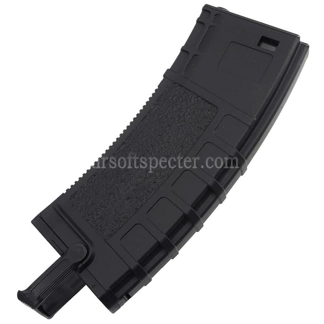 CYMA 190rd Pull-Tab Polymer Mid-Cap Magazine Suitable For M4 M16 Series AEG Rifles Airsoft Black