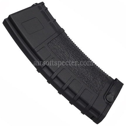 CYMA 190rd Pull-Tab Polymer Mid-Cap Magazine Suitable For M4 M16 Series AEG Rifles Airsoft Black