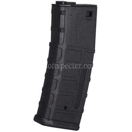 DOUBLE BELL 300rd Polymer Winding Hi-Cap Magazine Suitable For M4 M16 Series AEG Rifles Airsoft Black