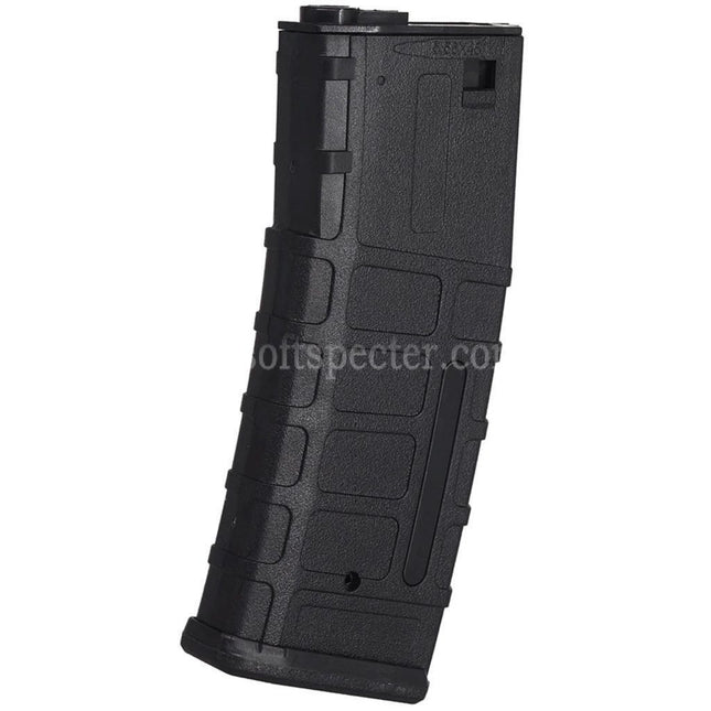 DOUBLE BELL 300rd Polymer Winding Hi-Cap Magazine Suitable For M4 M16 Series AEG Rifles Airsoft Black