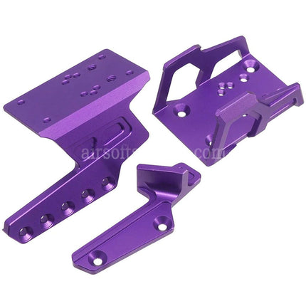 5KU CNC Aluminum Exoskeleton Optic Mount with Thumb Rest For Tokyo Marui Hi-Capa Series GBB Pistols Airsoft