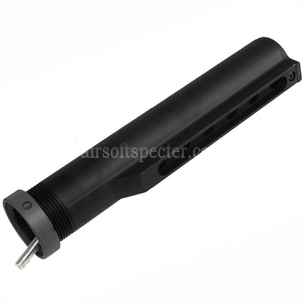 E&C Classic M733 Style Stock with Tube Suitable For AR M4 M16 Series AEG Rifles Airsoft Black