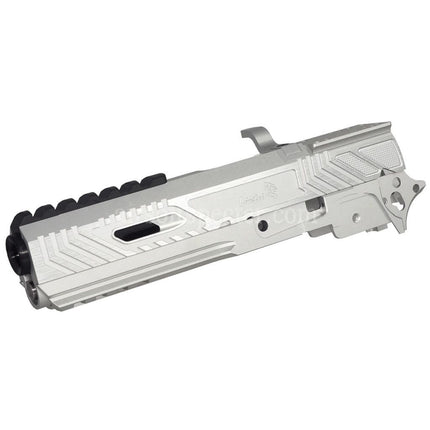 5KU CNC Aluminum Limcat Wildcat Tracker Carry Optic Barrel Slide Middle Frame Kit Suitable For Tokyo Marui Hi-Capa Series GBB Pistols Airsoft
