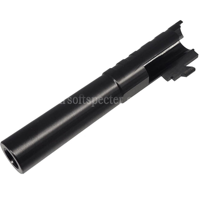 5KU 4.3 Inches Stainless Steel Infinity SVP .45ACP Outer Barrel +11mm CW Clockwise Thread Suitable For Hi-Capa 4.3 Series GBB Pistols Airsoft