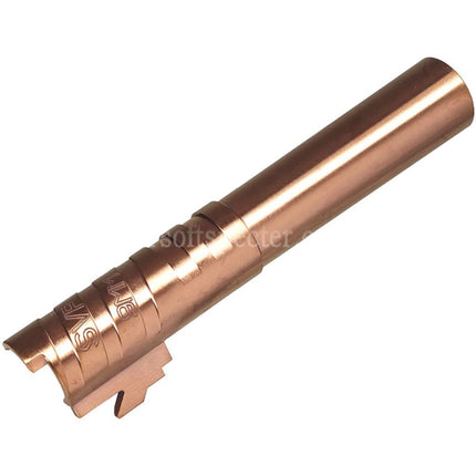 5KU 4.3 Inches Stainless Steel Infinity SVP 9MM Outer Barrel +11mm CW Clockwise Thread Suitable For Hi-Capa 4.3 Series GBB Pistols Airsoft