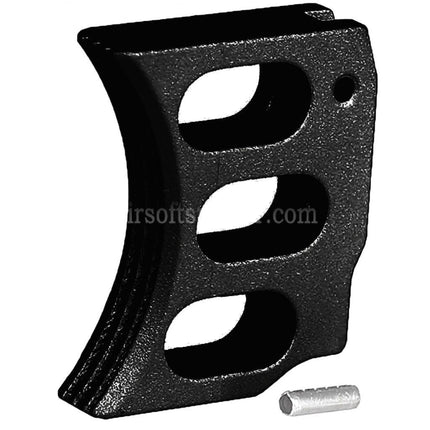 5KU Aluminum Three Hole Skeletonized Trigger Long Suitable For Tokyo Marui Hi-Capa 1911 Series GBB Pistols Airsoft