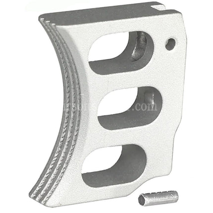 5KU Aluminum Three Hole Skeletonized Trigger Long Suitable For Tokyo Marui Hi-Capa 1911 Series GBB Pistols Airsoft